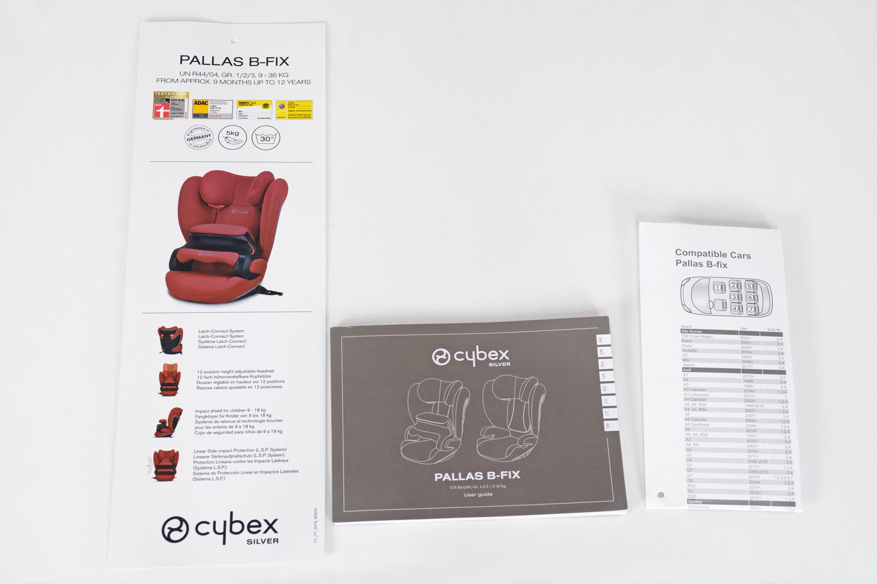 Cybex Pallas B-Fix инструкция