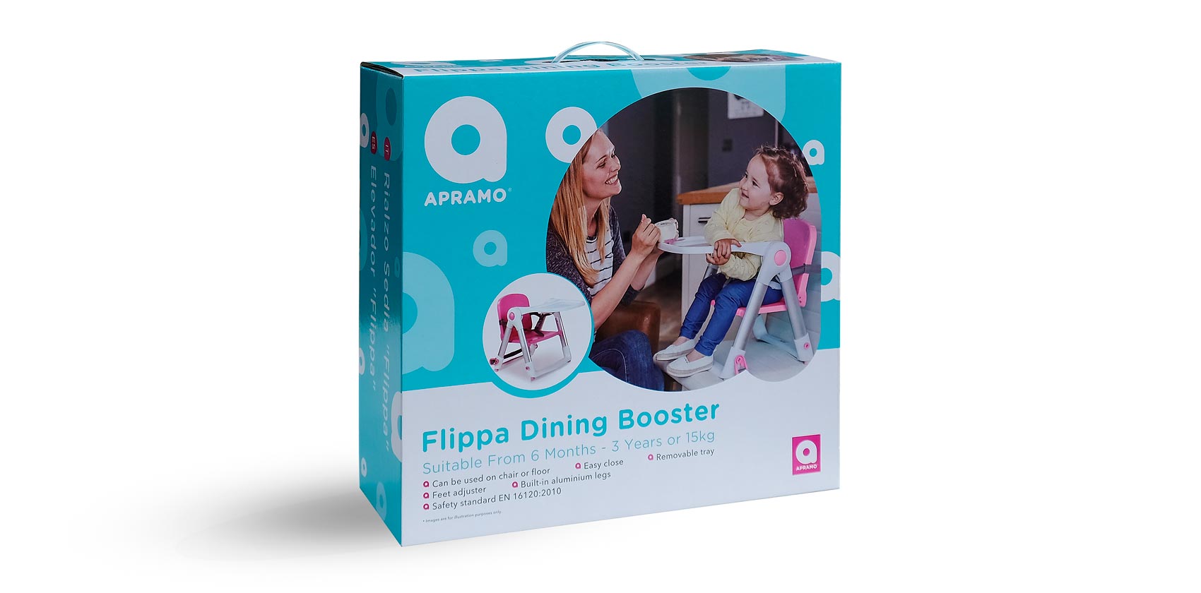 Стульчик для кормления Apramo Flippa упаковка