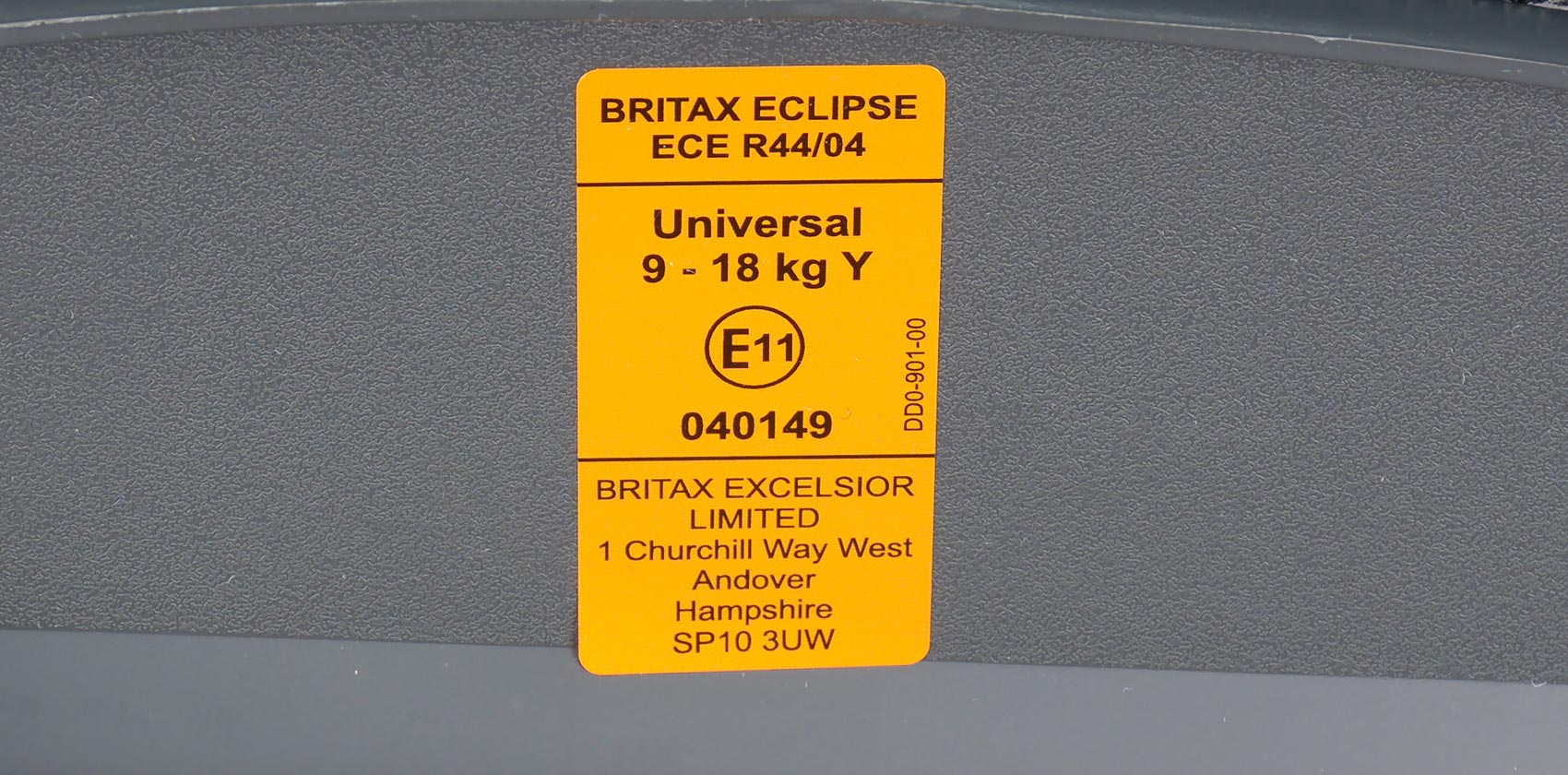 Britax Römer Eclipse сертификация ECE 44/04