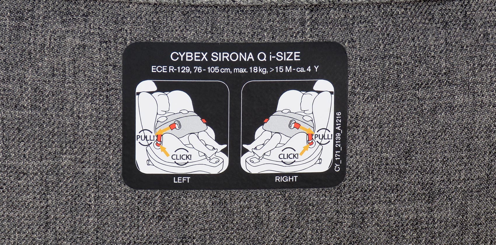 Cybex Sirona Q i-Size инструкция на столике