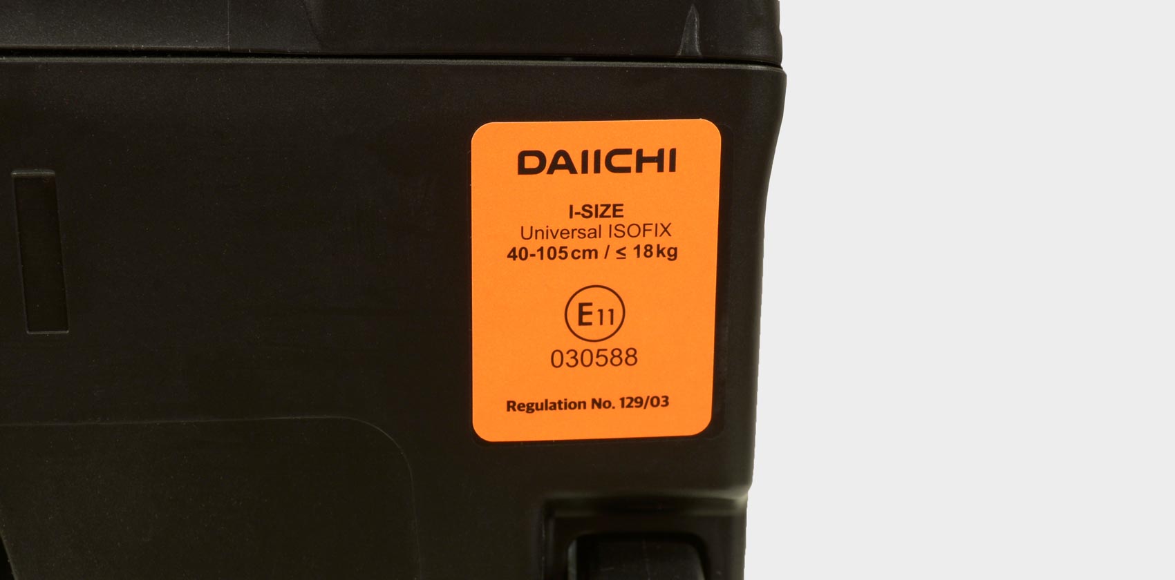 Daiichi One-Fix 360 Season2 i-Size сертификация R 129/03