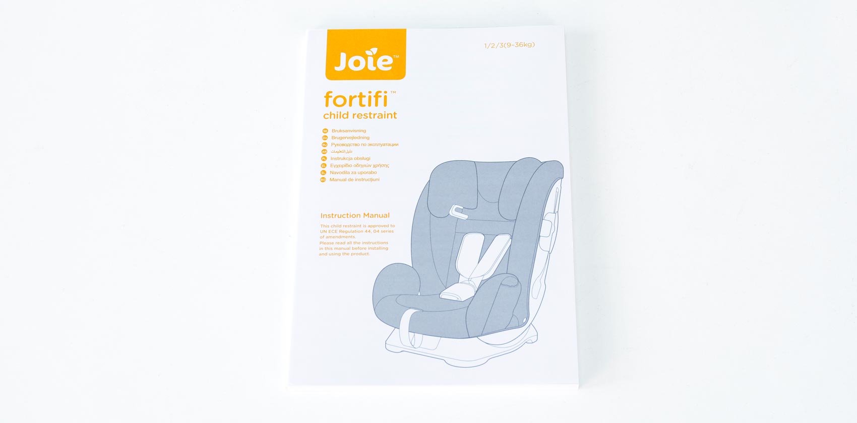 Joie Fortifi инструкция