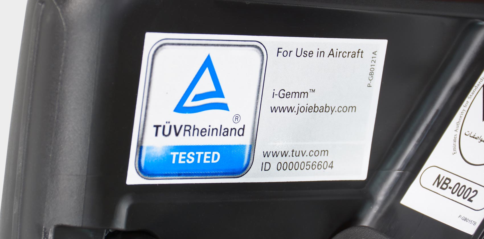 Joie i-Gemm использование в самолёте TUV