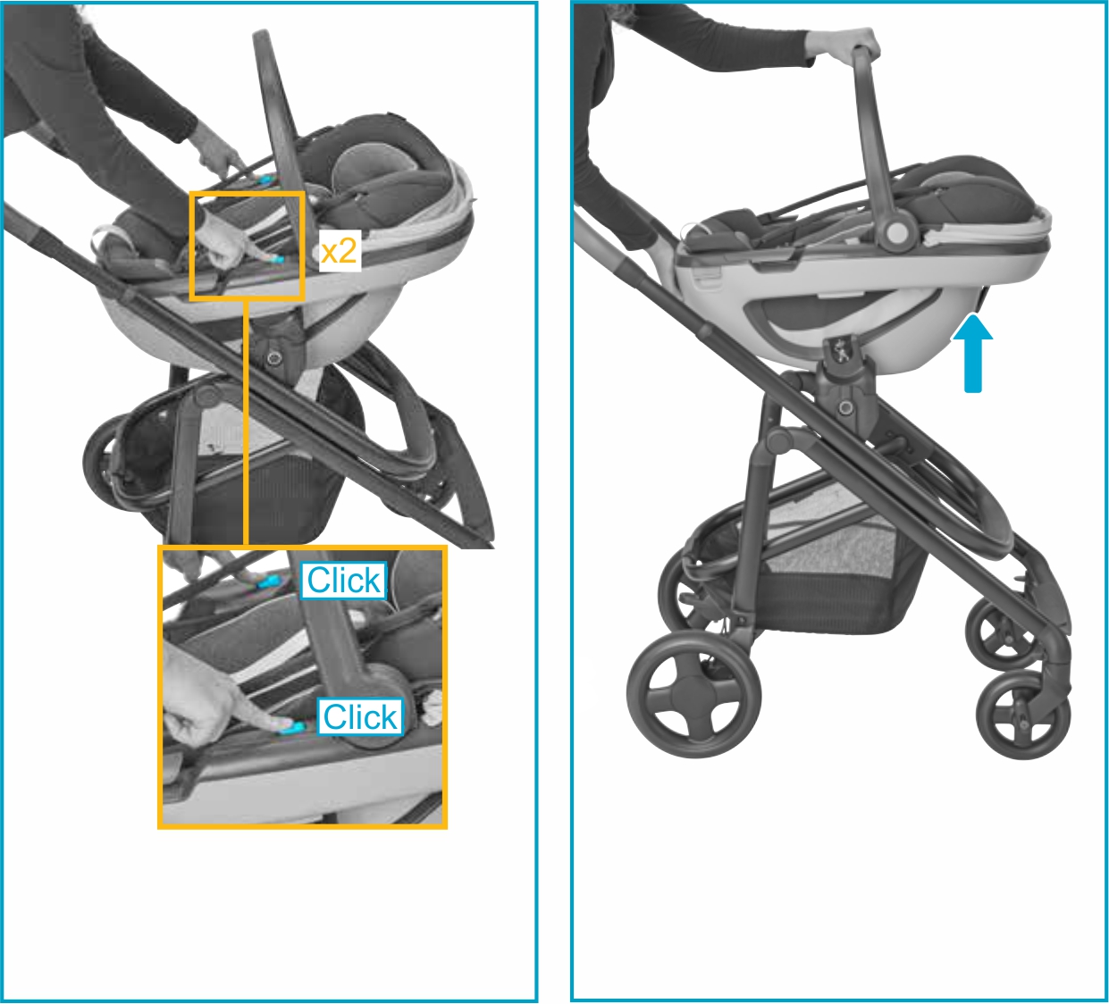 Инструкция к Maxi-Cosi Coral Прогулочная детская коляска и автокресло