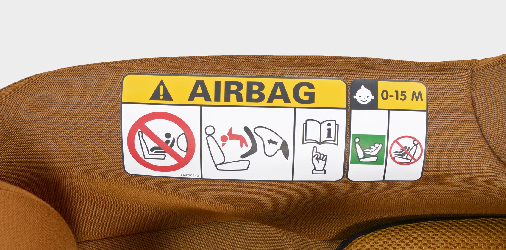 Maxi-Cosi Pearl 360 предупреждение Airbag