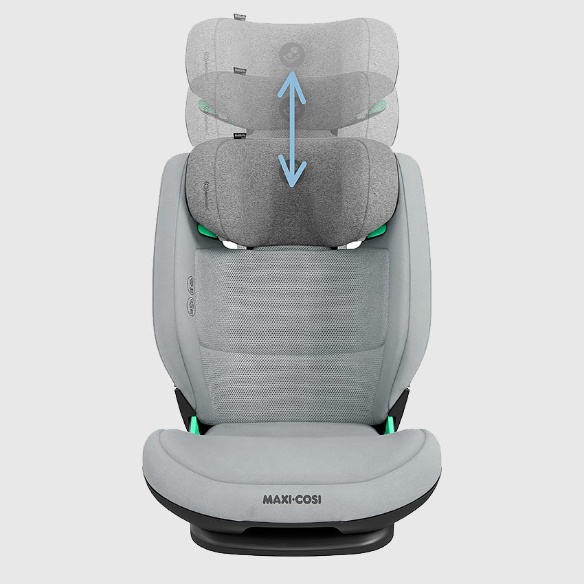 Maxi-Cosi RodiFix Pro i-Size - вид спереди с поднятым подголовником