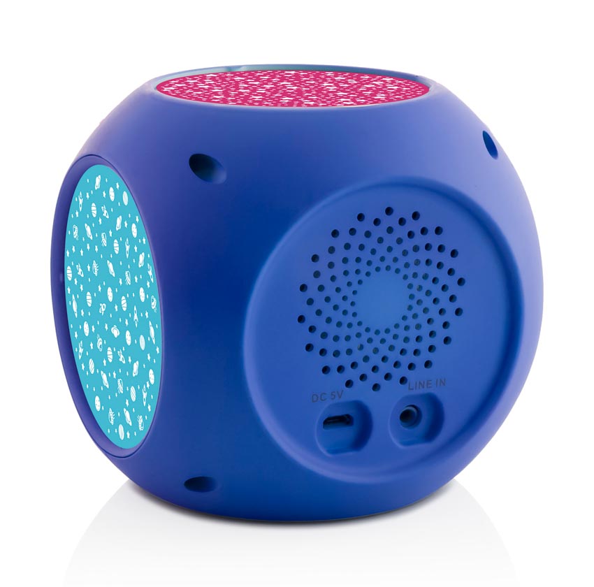 Miniland Музыкальный ночник-проектор Dreamcube синий
