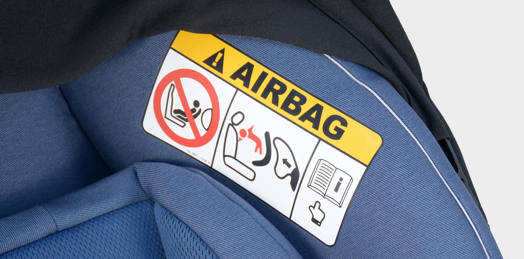 Recaro Avan предупреждение Airbag