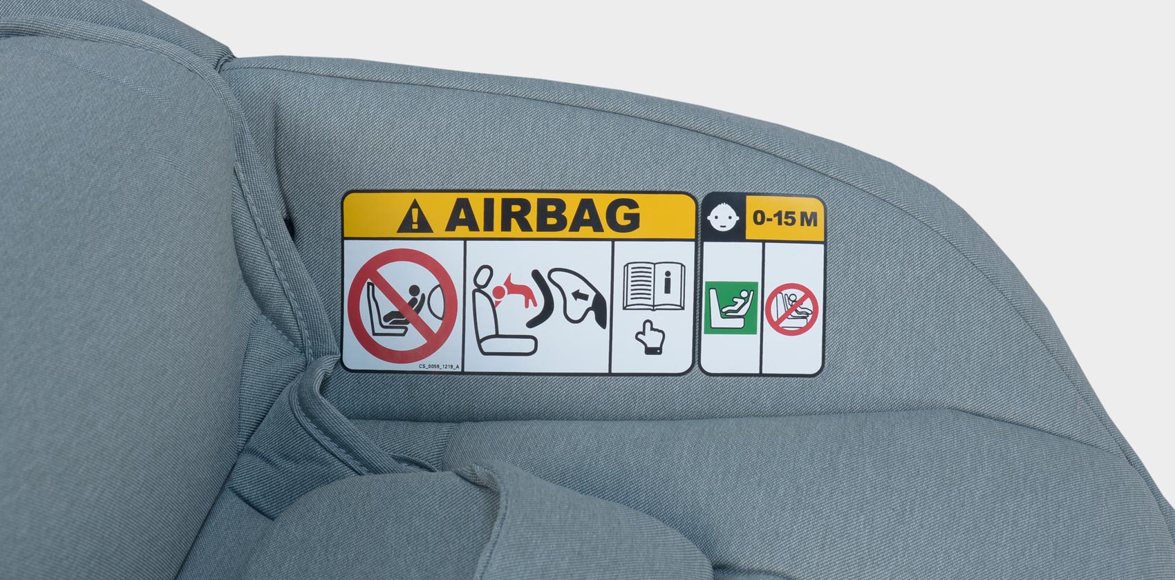 Recaro Kio предупреждение Airbag
