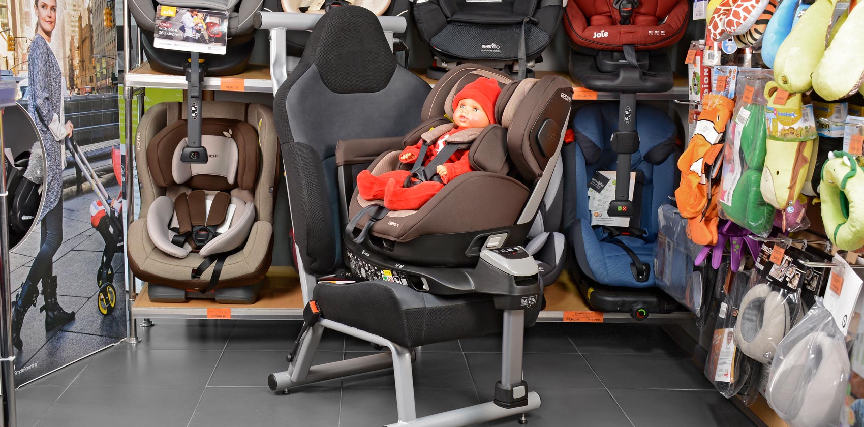 Recaro Zero.1 i-Size ребенок в кресле