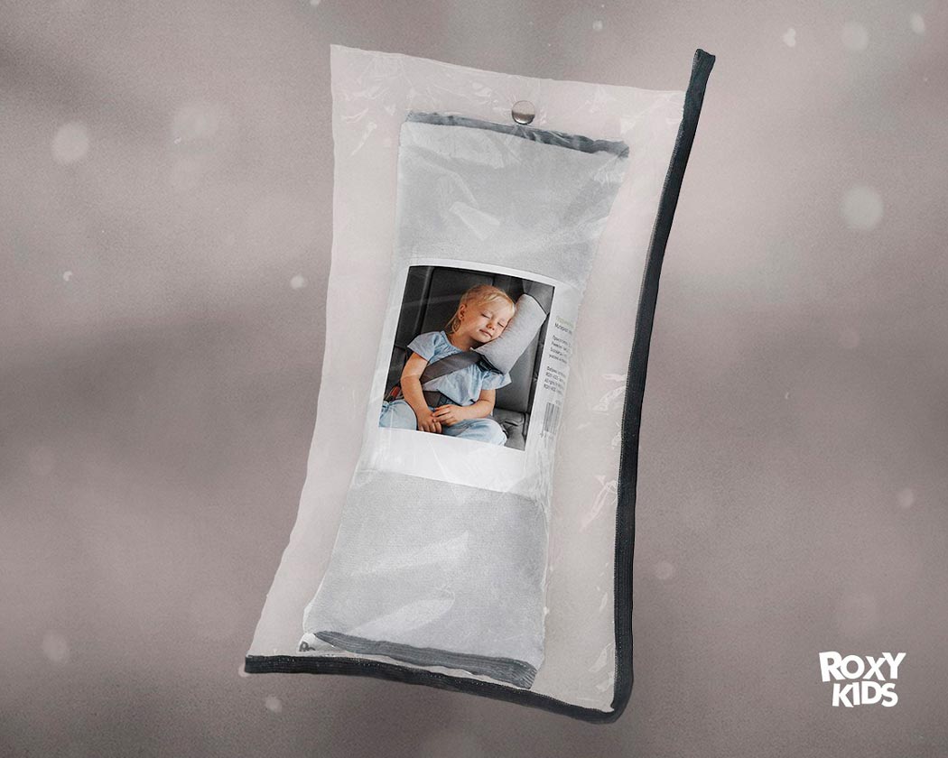 Roxy-Kids Подушка на ремень безопасности для путешествий в дорогу - упаковка