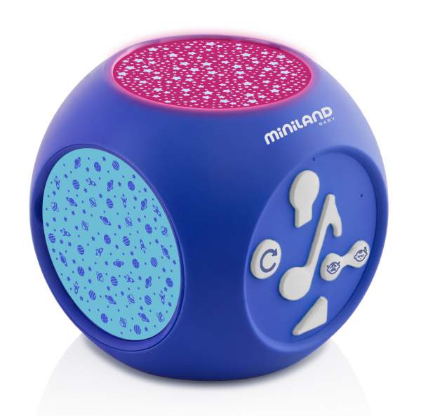 Музыкальный ночник-проектор Miniland Dreamcube Синий
