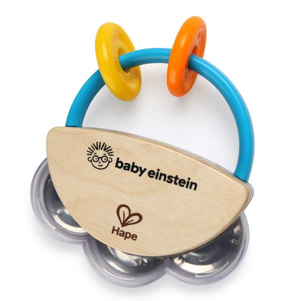 Музыкальная игрушка Hape Бубен и погремушка для малышей арт. 12011_HP