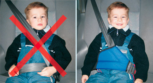 Ремень безопастности для ребенка - адаптер, треугольник, накладка. Что лучше?